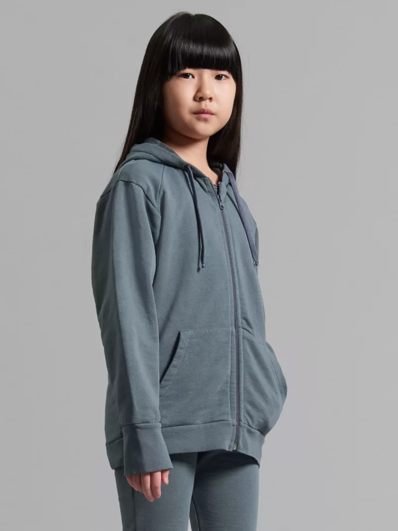 Eli Track Hoodie in Grey - Childrens Hoodies Igm-5