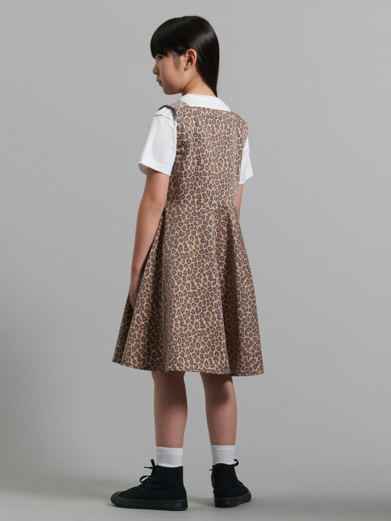 Amalia Leopard Print Dress - Childrens Dresses Igm-2